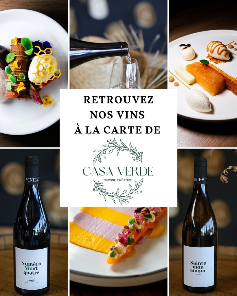 quelle fierté de voir nos vins à la carte de