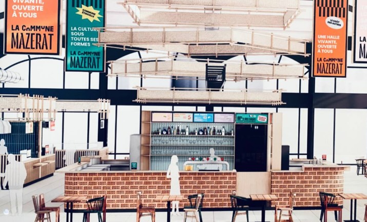 ouverture des halles aujourd’hui !!! bienvenue la commune mazerat !!!!