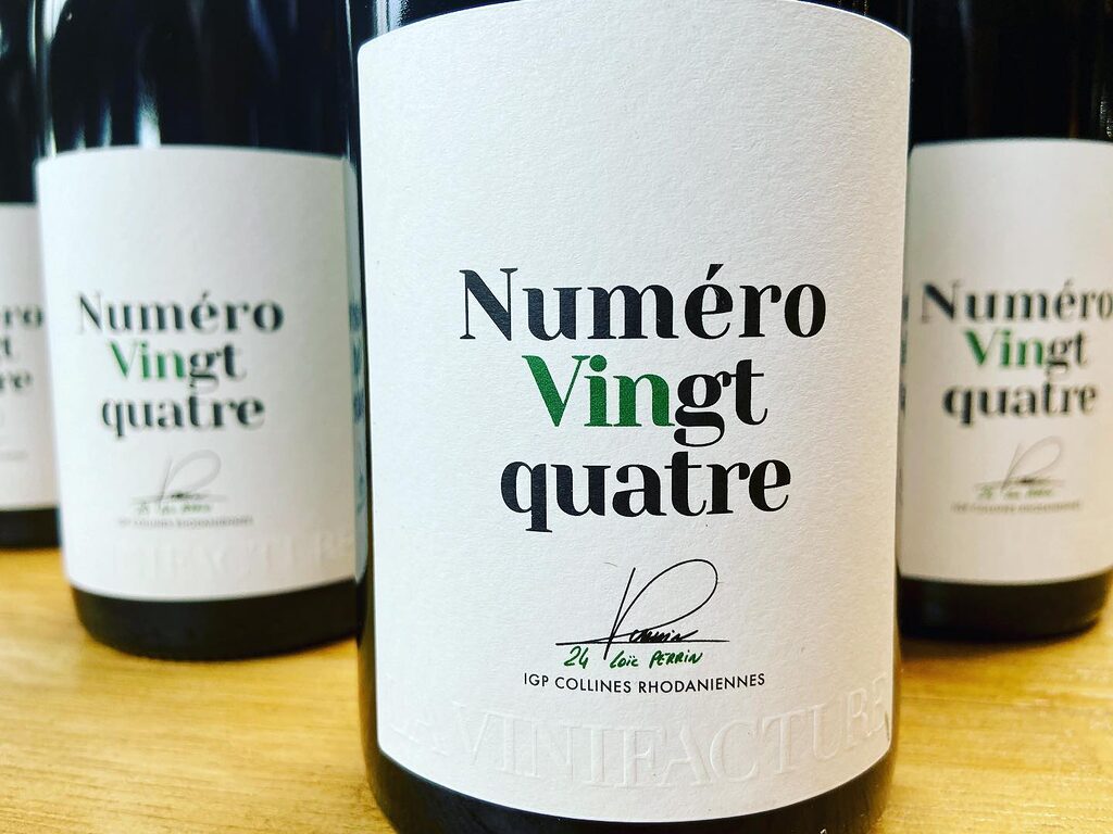 numéro 24 fait son retour! la cuvée 100 % syrah